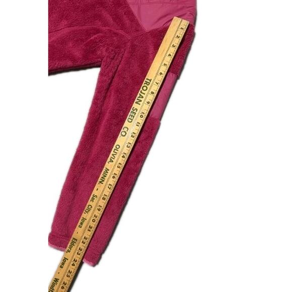 Nike ACG Women’s Fleece Jacket L Pink Full Zip High Loft Sherpa Nylon Panels - Picture 13 of 13